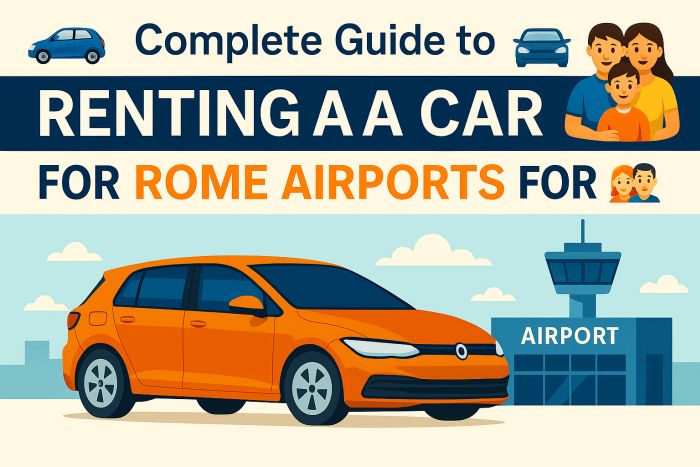 Complete Guide to Renting a Car at Rome Airports for Families