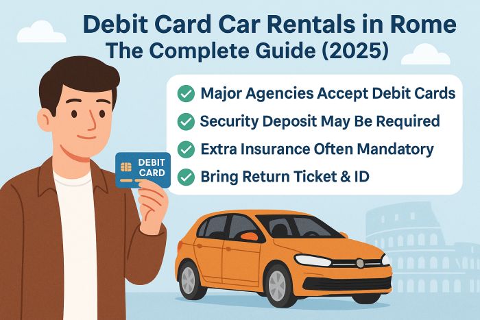 Debit Card Car Rentals in Rome: The Complete Guide