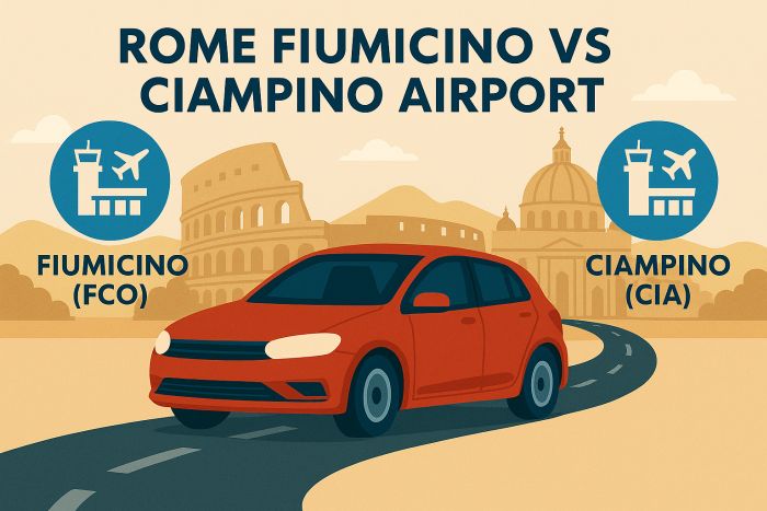 Rome Fiumicino vs Ciampino Airport