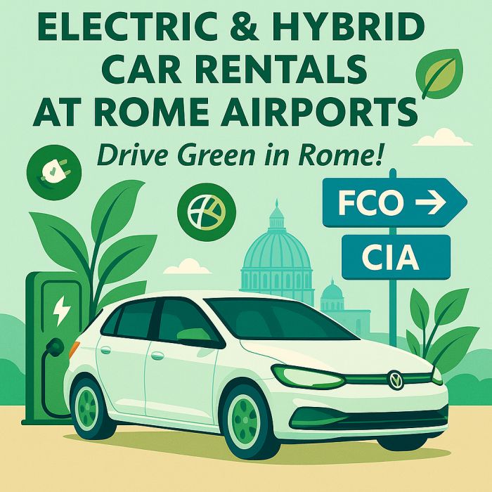 Electric & Hybrid Car Rentals at Rome Airports