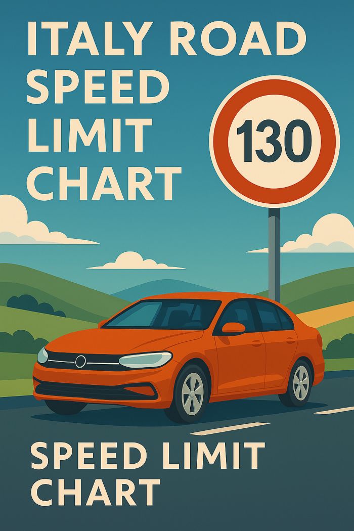 Italy Road Speed Limit Chart