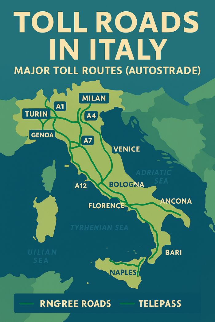 List of Toll Roads in Italy