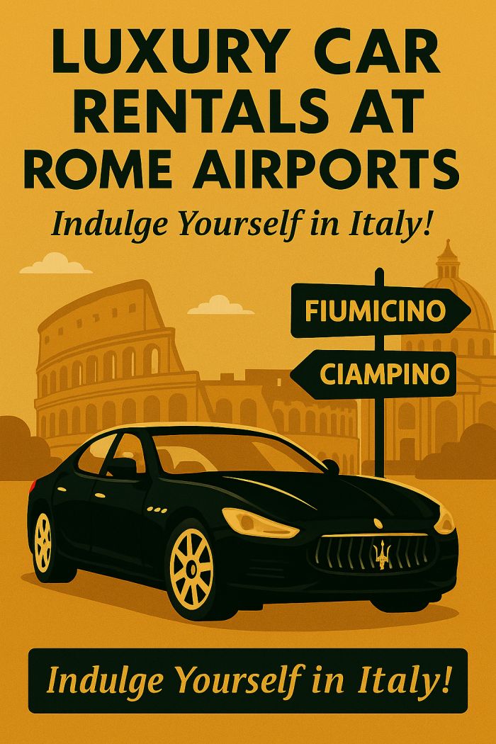 Luxury Car Rentals at Rome Airports