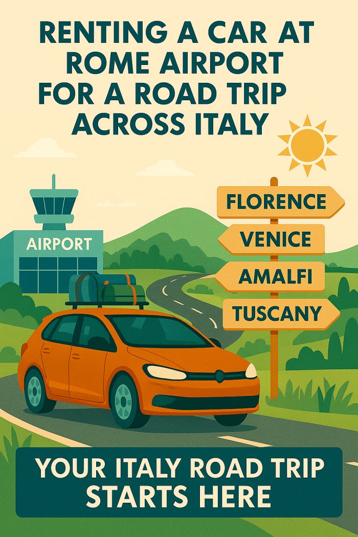 Renting a Car at Rome Airport for a Road Trip Across Italy