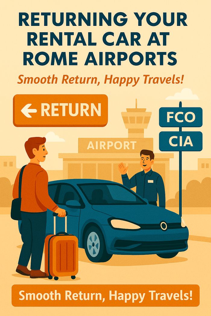 Returning Your Rental Car at Rome Airports