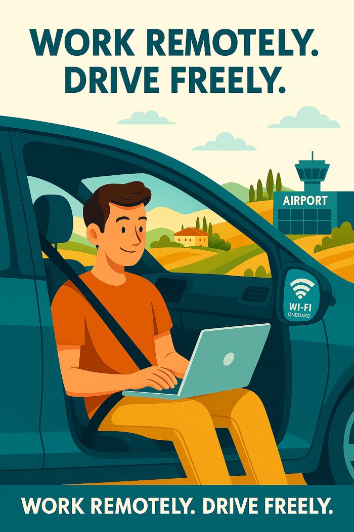 Rome Airport Car Rental for Digital Nomads