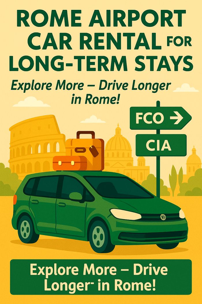 Rome Airport Car Rental for Long-Term Stays