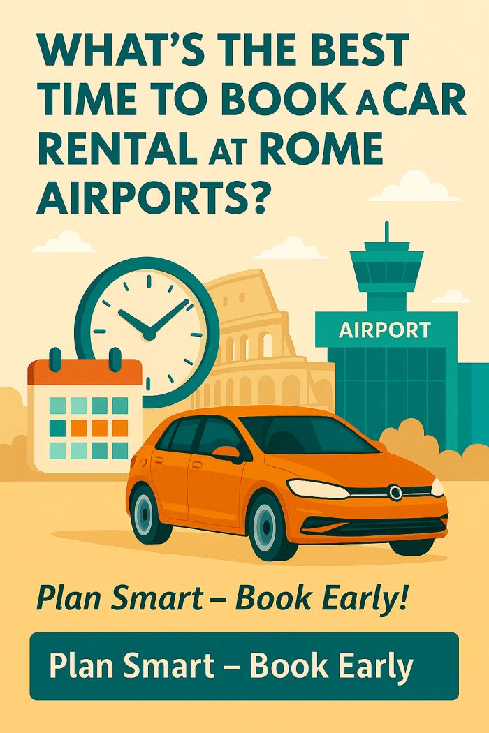 What’s the Best Time to Book a Car Rental at Rome Airports