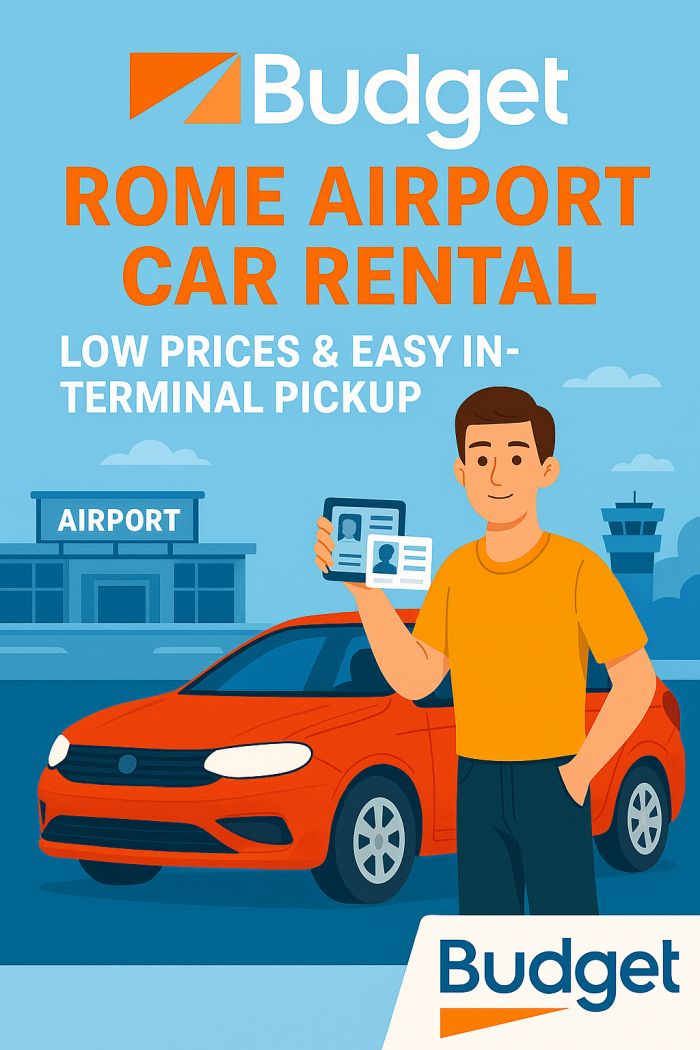 Budget Car Rental at Rome Fiumicino Airport