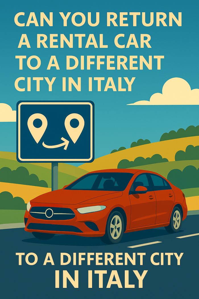 Can You Return a Rental Car to a Different City in Italy