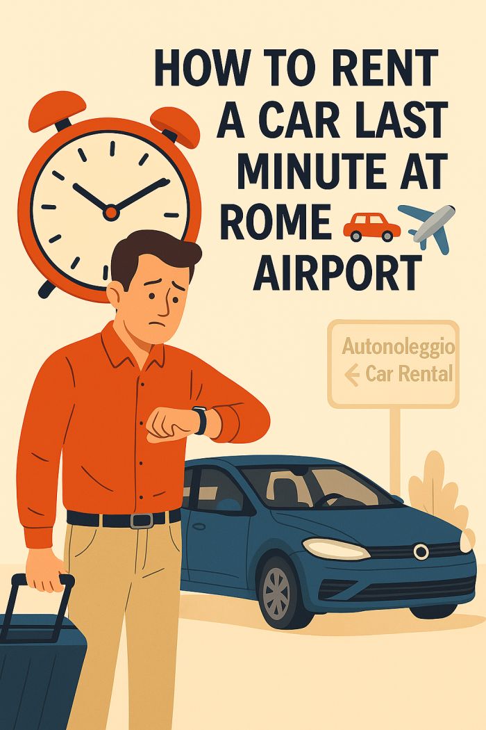 How to Rent a Car Last Minute at Rome Airport
