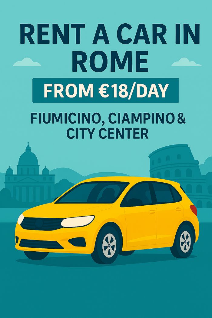 Rent a Car in Rome from €18day