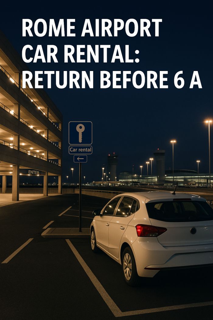 Returning a Rental Car Before 6 AM at Rome