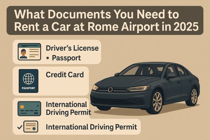 What Documents You Need to Rent a Car at Rome Airport