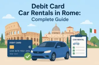 Debit Card Car Rentals in Rome