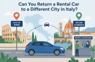 Dropping Off a Rental Car in a Different Italian City