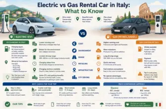 Electric vs Gas Rental Car in Italy