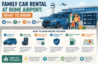 Family Car Rental at Rome Airport