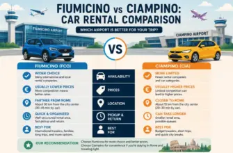 Fiumicino vs Ciampino