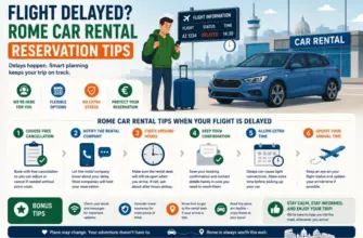 Flight Delayed? Rome Car Rental Reservation Tips