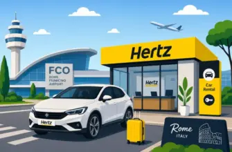 Hertz Car Rental at Rome Fiumicino Airport