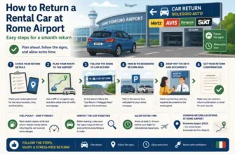 How to Return a Rental Car at Rome Airport
