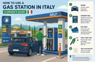 How to Use a Gas Station in Italy
