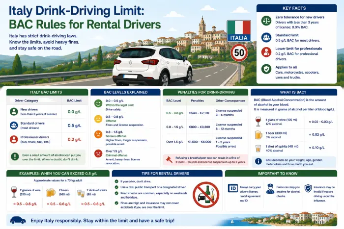 Italy Drink-Driving Limit