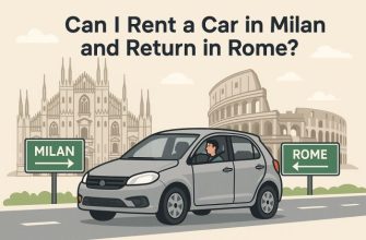 Rent a Car in Milan, Return in Rome