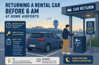 Returning a Rental Car Before 6 AM at Rome Airports