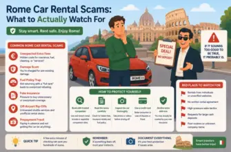 Rome Car Rental Scams