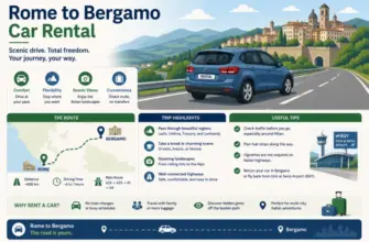 Rome to Bergamo Car Rental