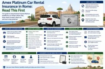 Amex Platinum Car Rental Insurance in Rome