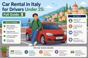 Car Rental in Italy for Drivers Under 25