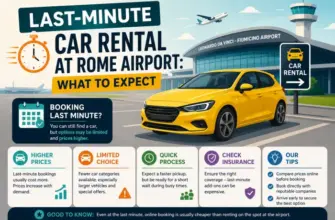 Last-Minute Car Rental at Rome Airport
