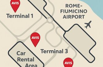Where is Avis at FCO Airport