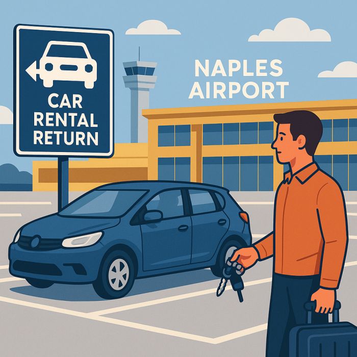Car Rental Return at Naples Airport