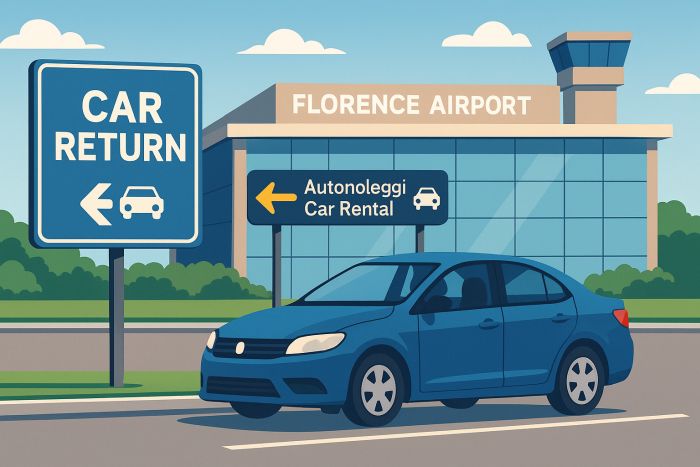 Car Return at Florence Airport