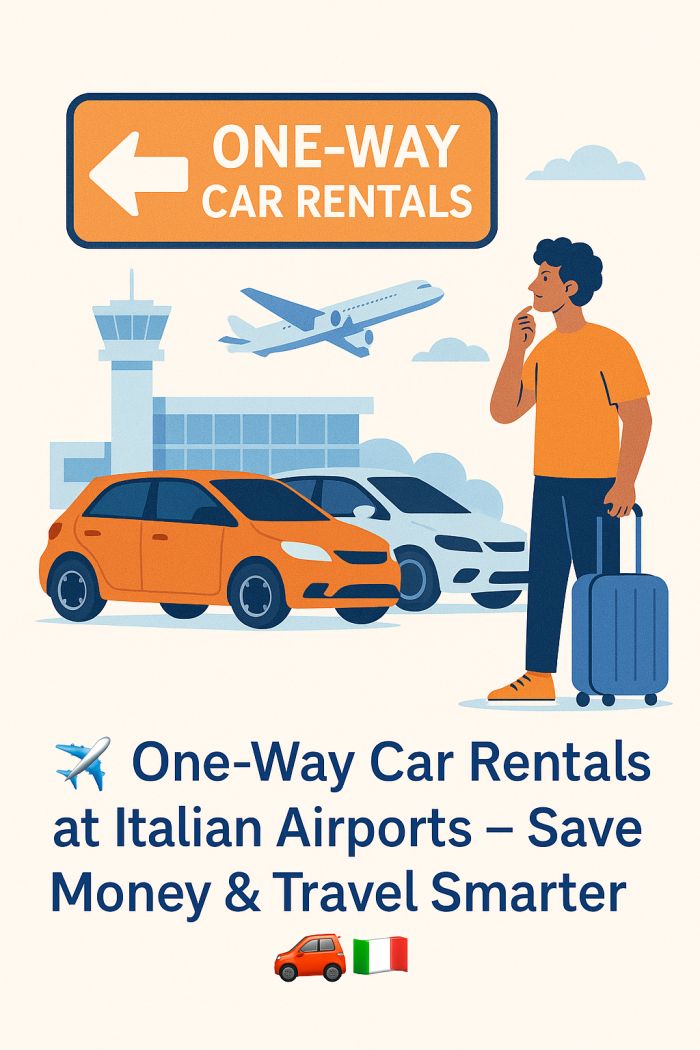 One-Way Car Rentals Italy Best Deals at Airports