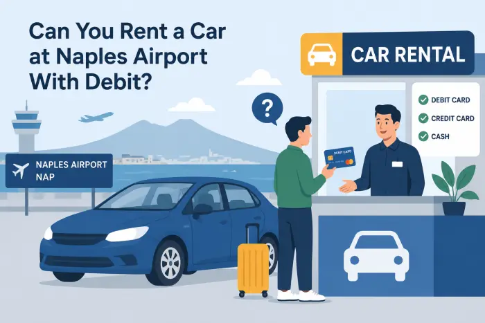 Naples Airport Car Rental With a Debit Card