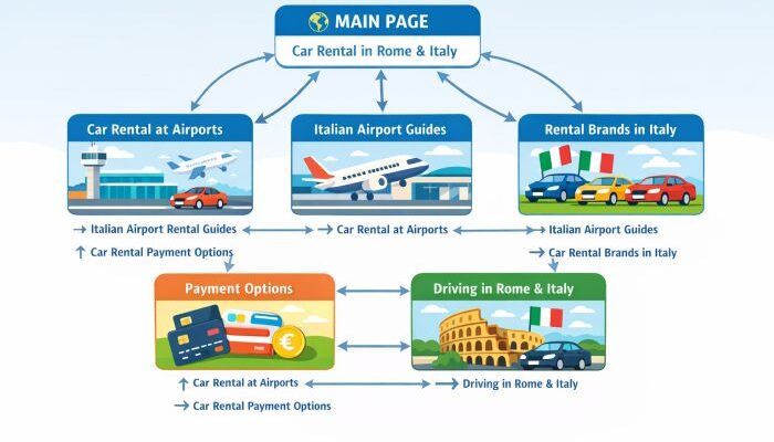 Car rental in Rome and Italy – airports, payment options, rental brands and driving rules