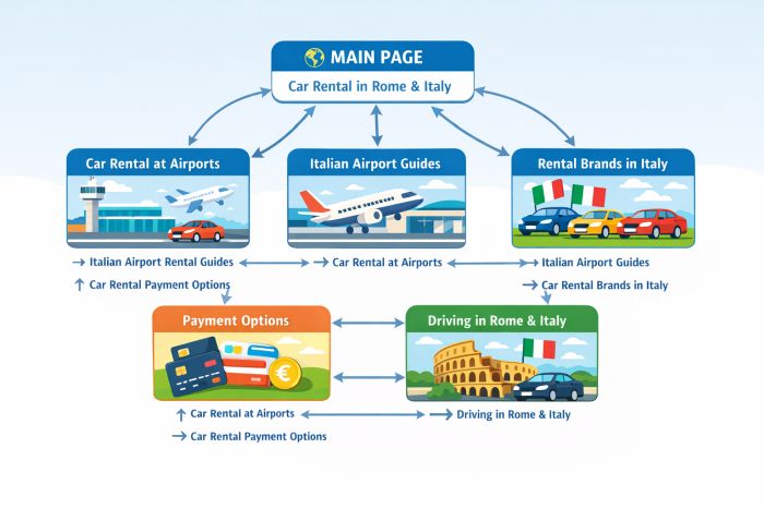 Car rental in Rome and Italy – airports, payment options, rental brands and driving rules