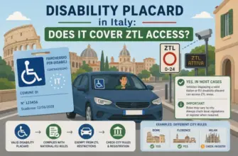 Disability Placard in Italy