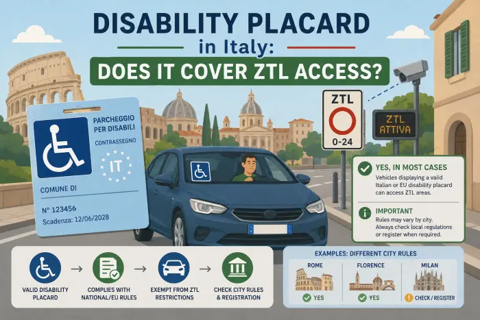 Disability Placard in Italy