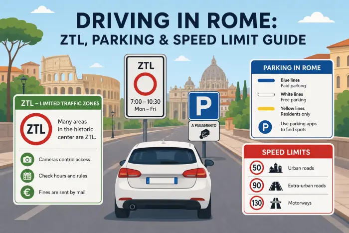 Driving in Rome