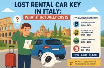 Lost Rental Car Key in Italy