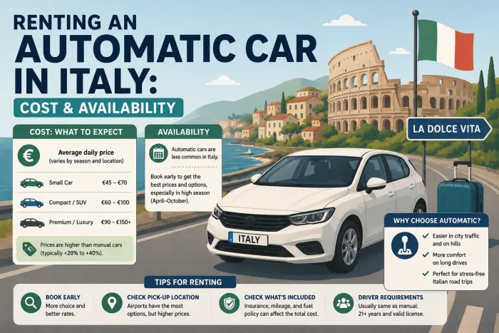 Renting an Automatic Car in Italy