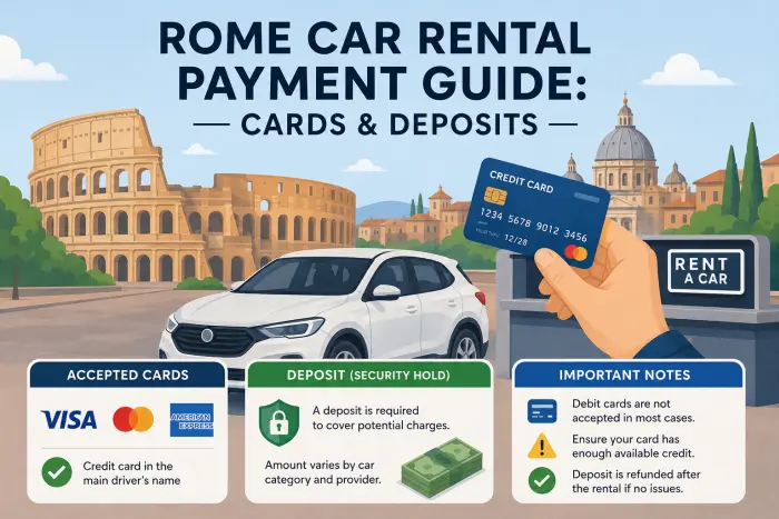 Rome Car Rental Payment Guide