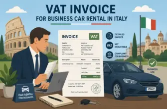 VAT Invoice for Business Car Rental in Italy