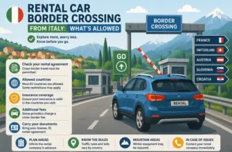 Can You Drive Your Rome Rental Car Across the Border